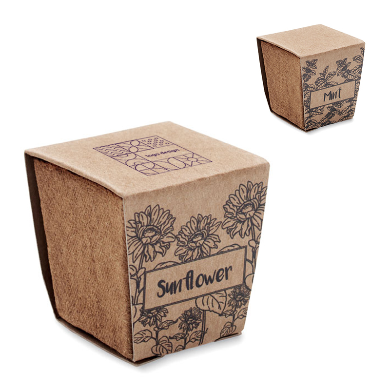 Pot de fleurs biodégradable